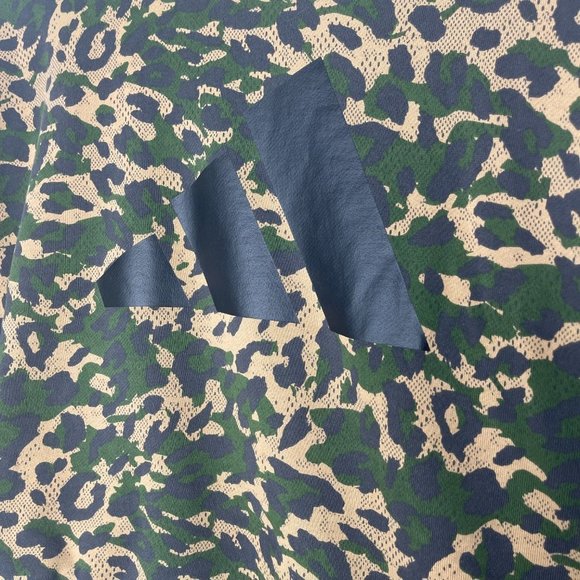 Adidas M Camo Leopard Crop Pullover Sweater​​ - Picture 3 of 14